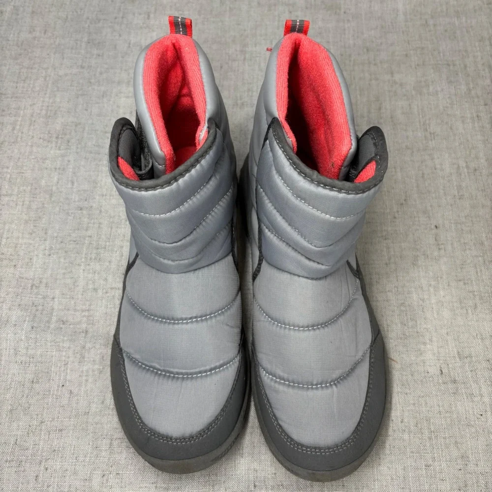 Merrell Polar Puff Snow Boots Grey Peach Quilted Puffer Winter Boots Women's 7